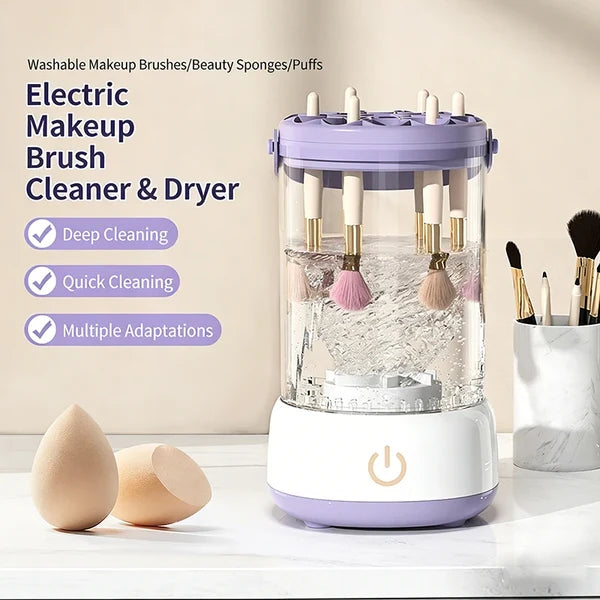 Automatic High-Speed Makeup Brush Cleaner and Dryer
