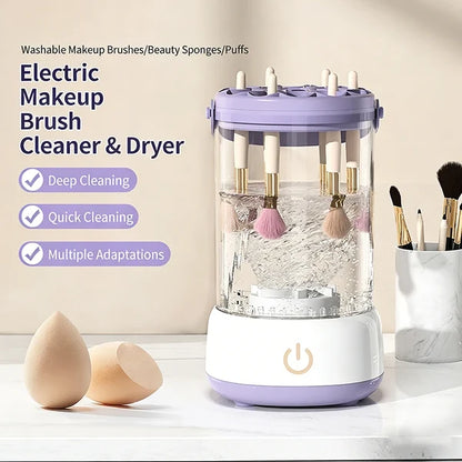 Automatic High-Speed Makeup Brush Cleaner and Dryer